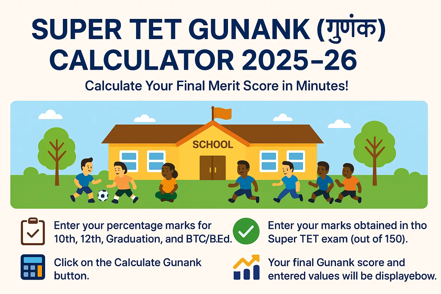 Super TET Gunank Calculation Infographic